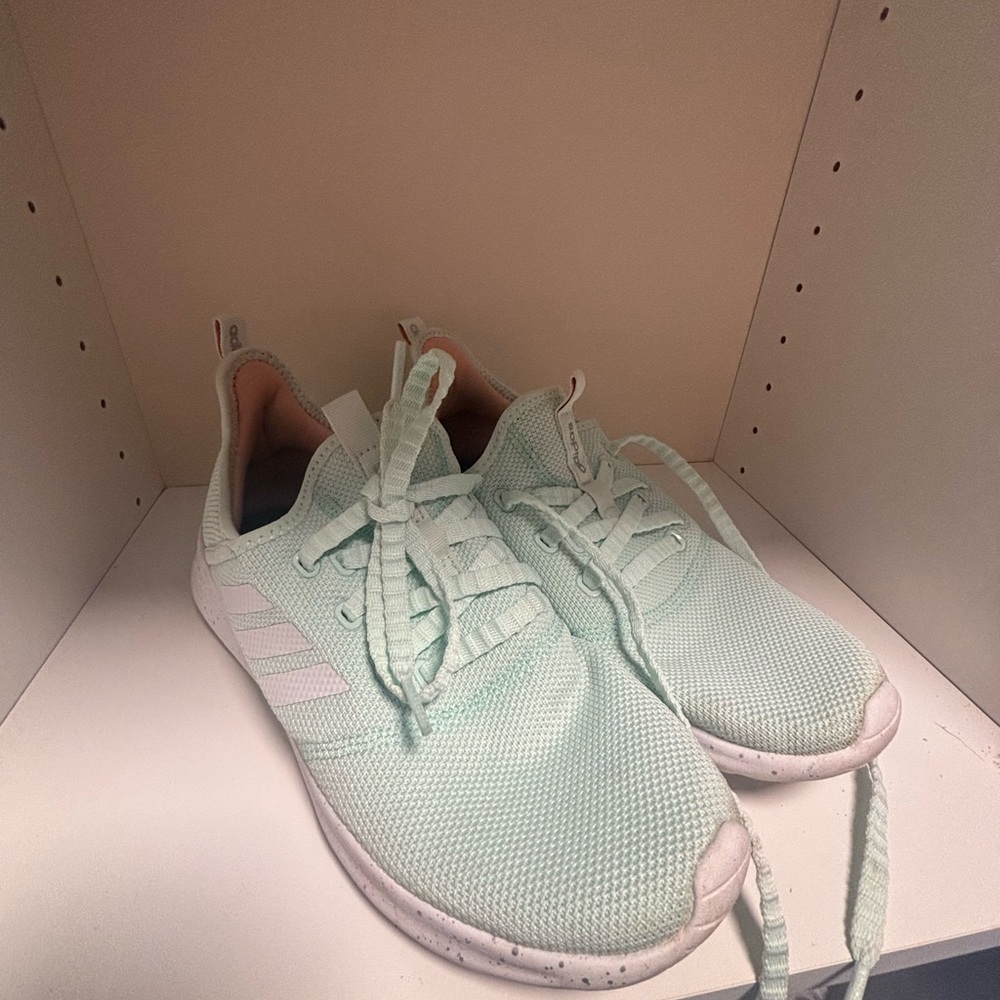 adidas Women's Mint Green Mesh Athletic Sneakers